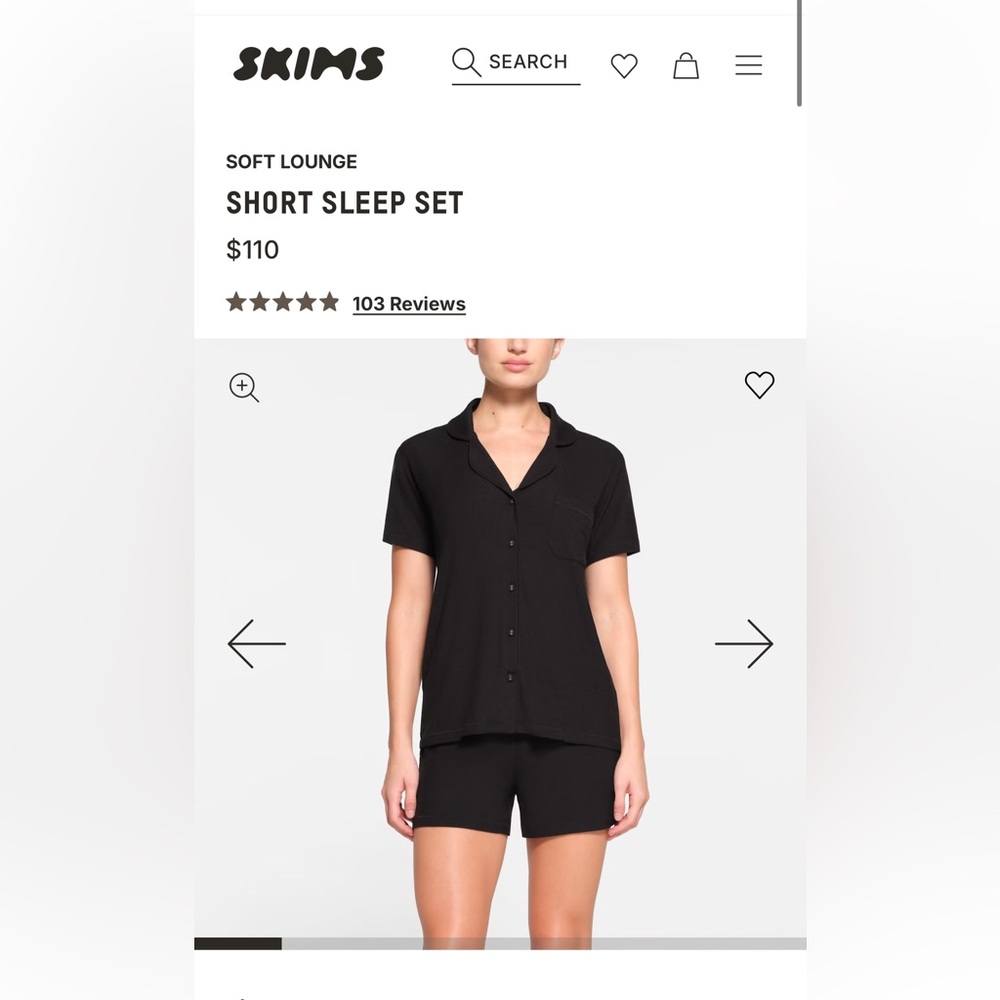 NEW SKIMS SLEEP SET